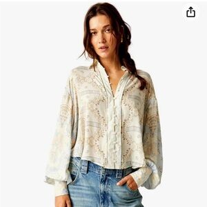 Free People Blouse Size Large